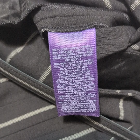 Stamford Pinstripe Wool Pant. Ralph Lauren Collection - Picture 9 of 13